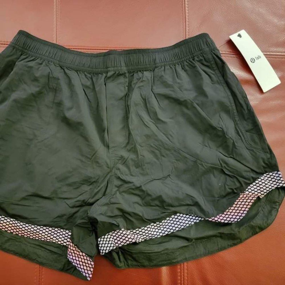 Lululemon SEAWHEEZE LAB Reflective JEVA shorts sz 8